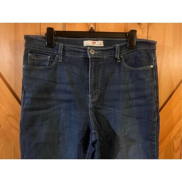 Levi's 512 Perfectly Slimming Skinny Leg Jeans Women's Dark Wash 16 M (1363) - Picture 2 of 5